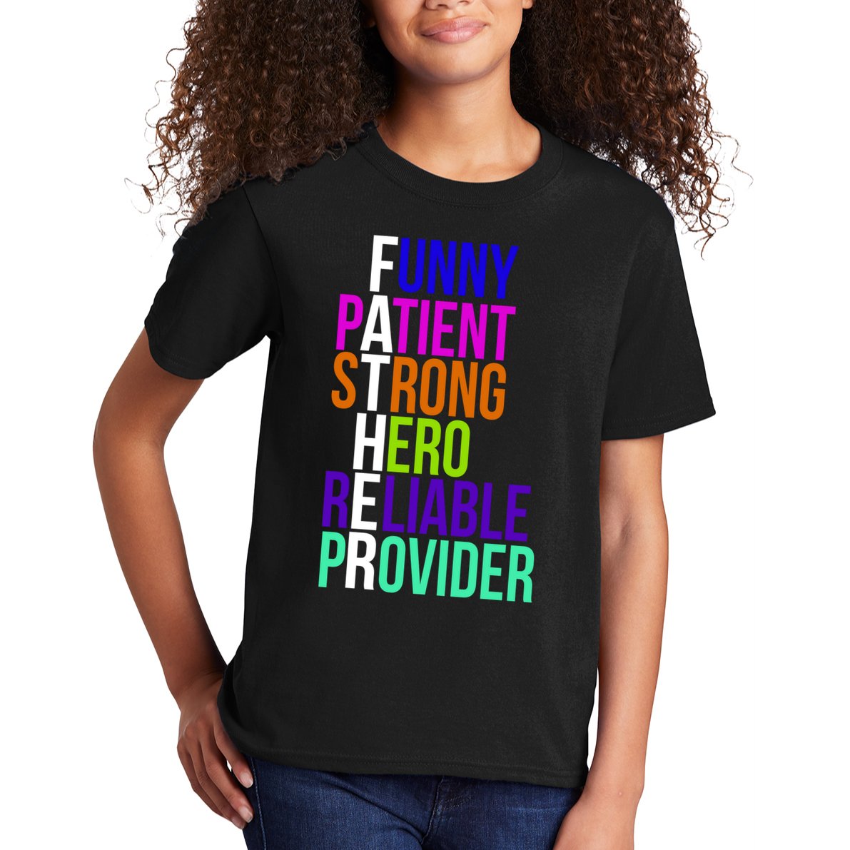 Father Funny Patient Strong Hero Provider Kids T-Shirt