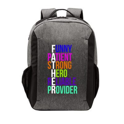 Father Funny Patient Strong Hero Provider Vector Backpack