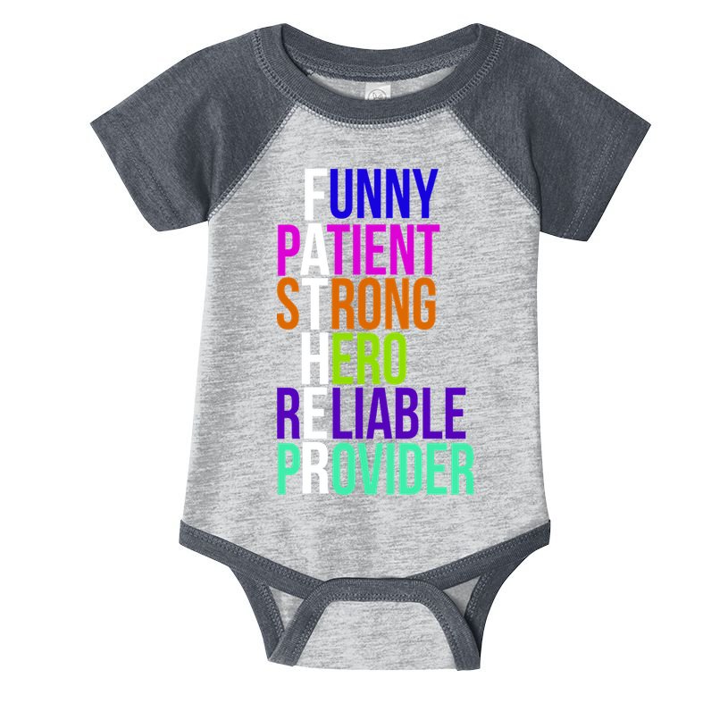 Father Funny Patient Strong Hero Provider Infant Baby Jersey Bodysuit