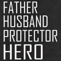 Father Husband Protector Hero Golf Towel