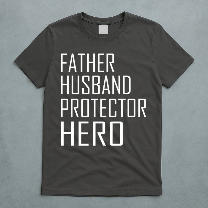 Father Husband Protector Hero T-Shirt
