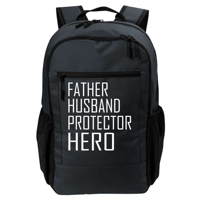 Father Husband Protector Hero Daily Commute Backpack