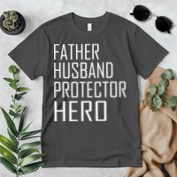 Father Husband Protector Hero Premium T-Shirt