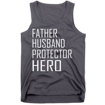 Father Husband Protector Hero Tank Top