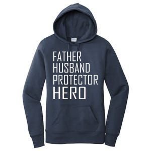 Father Husband Protector Hero Women's Pullover Hoodie