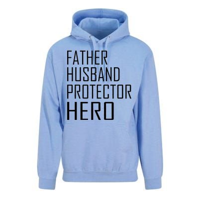 Father Husband Protector Hero Unisex Surf Hoodie