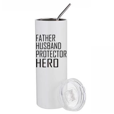 Father Husband Protector Hero Stainless Steel Tumbler