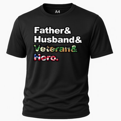 Father Husband Veteran Hero Performance Shirt