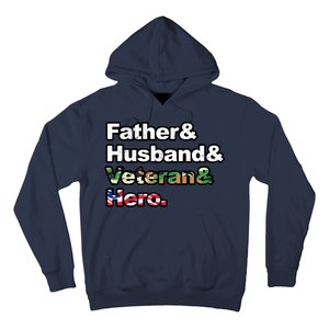 Father Husband Veteran Hero Hoodie