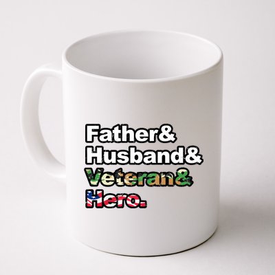 Father Husband Veteran Hero Coffee Mug