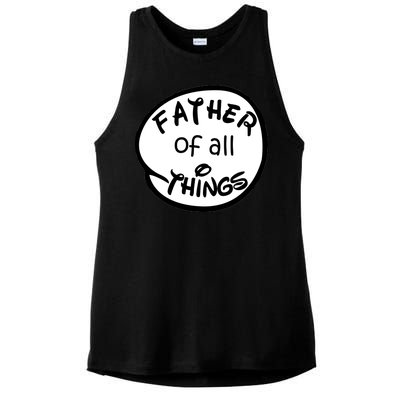 Father Of All Things Ladies PosiCharge Tri-Blend Wicking Tank