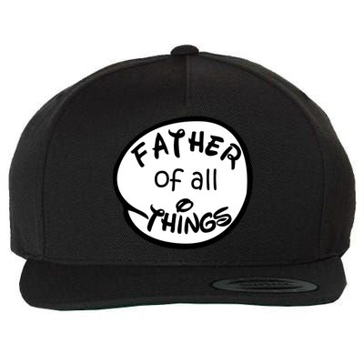 Father Of All Things Wool Snapback Cap