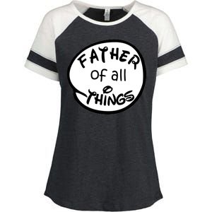 Father Of All Things Enza Ladies Jersey Colorblock Tee