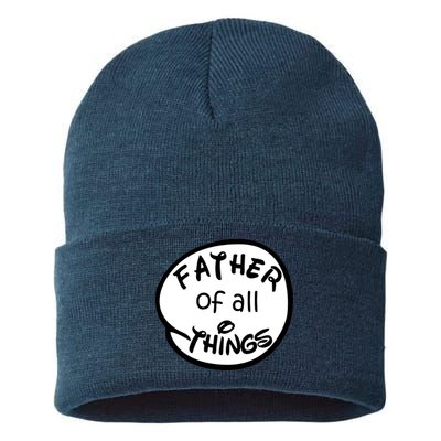 Father Of All Things Sustainable Knit Beanie