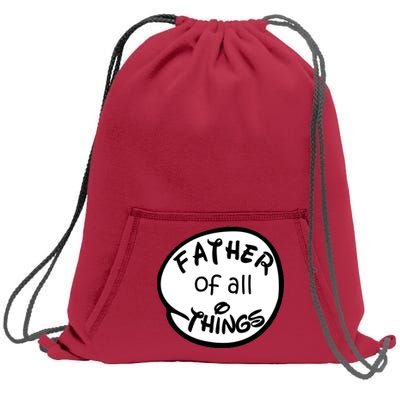 Father Of All Things Sweatshirt Cinch Pack Bag