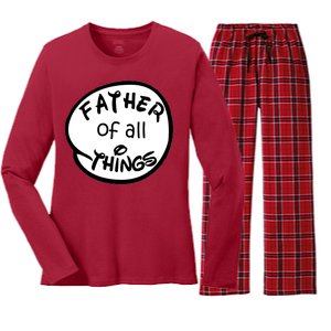 Father Of All Things Women's Long Sleeve Flannel Pajama Set 