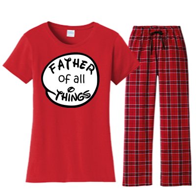 Father Of All Things Women's Flannel Pajama Set