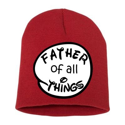 Father Of All Things Short Acrylic Beanie