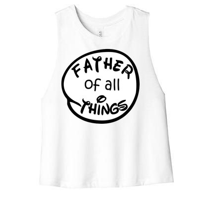 Father Of All Things Women's Racerback Cropped Tank