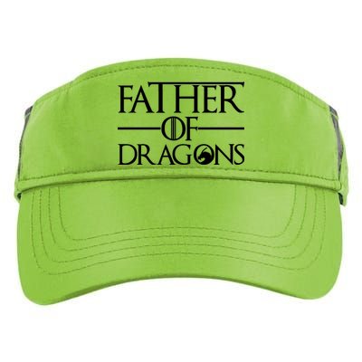 Father Of Dragons Funny Fathers Day Adult Drive Performance Visor