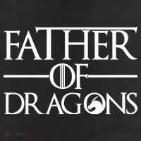 Father Of Dragons Funny Fathers Day Beanie