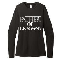 Father Of Dragons Funny Fathers Day Womens CVC Long Sleeve Shirt