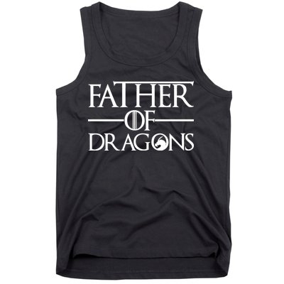 Father Of Dragons Funny Fathers Day Tank Top