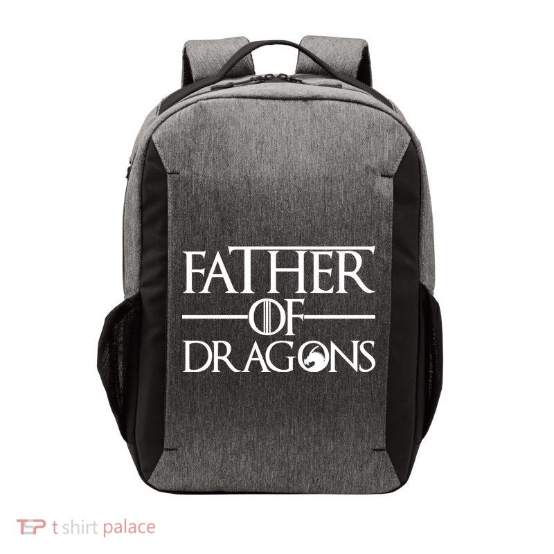 Father Of Dragons Funny Fathers Day Vector Backpack