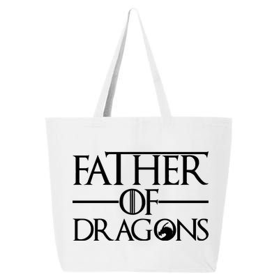 Father Of Dragons Funny Fathers Day 25L Jumbo Tote