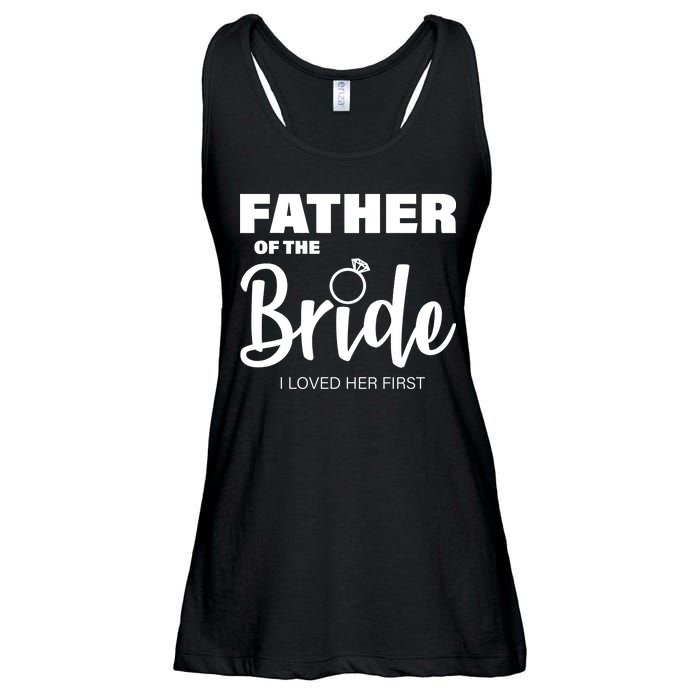 Father Of The Bride I Loved Her First Ladies Essential Flowy Tank