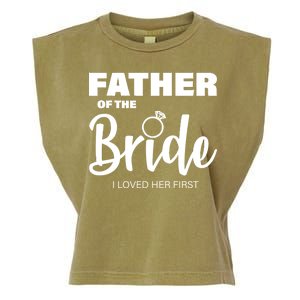 Father Of The Bride I Loved Her First Garment-Dyed Women's Muscle Tee