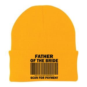 Father Of The Bride Scan For Payment Knit Cap Winter Beanie