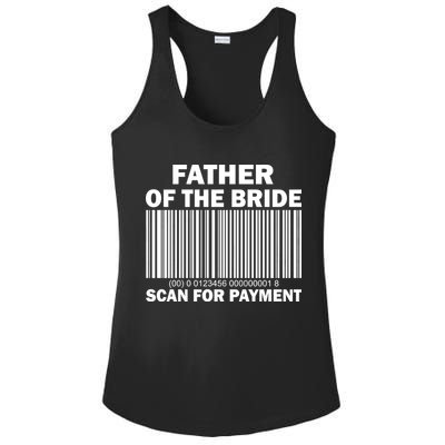Father Of The Bride Scan For Payment Ladies PosiCharge Competitor Racerback Tank