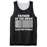 Father Of The Bride Scan For Payment Mesh Reversible Basketball Jersey Tank
