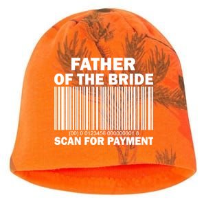 Father Of The Bride Scan For Payment Kati - Camo Knit Beanie