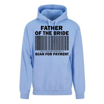 Father Of The Bride Scan For Payment Unisex Surf Hoodie