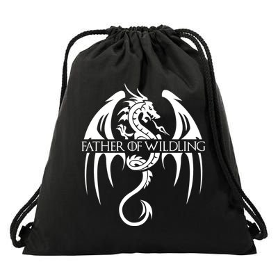 Father Of Wildling Drawstring Bag