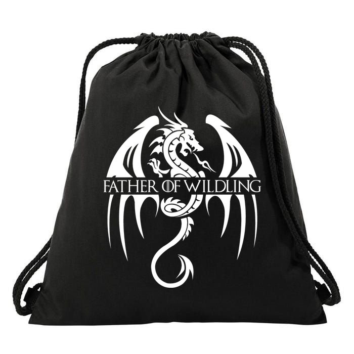 Father Of Wildling Drawstring Bag