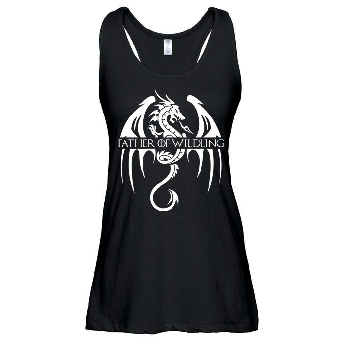 Father Of Wildling Ladies Essential Flowy Tank