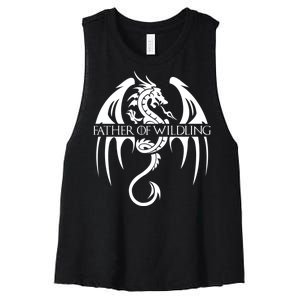 Father Of Wildling Women's Racerback Cropped Tank