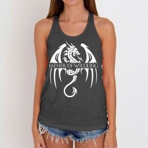 Father Of Wildling Women's Knotted Racerback Tank