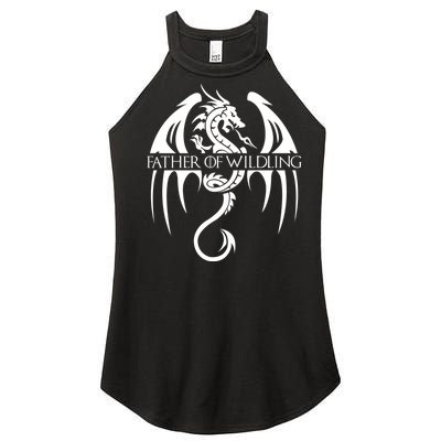 Father Of Wildling Women’s Perfect Tri Rocker Tank