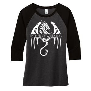 Father Of Wildling Women's Tri-Blend 3/4-Sleeve Raglan Shirt