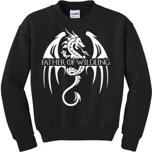 Father Of Wildling Kids Sweatshirt