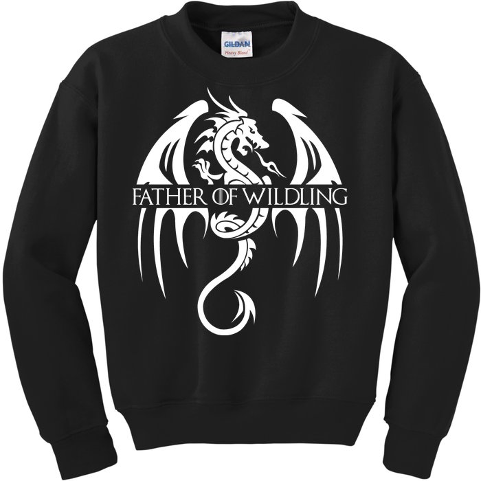 Father Of Wildling Kids Sweatshirt