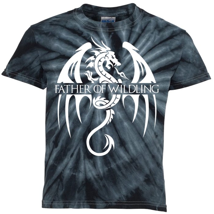 Father Of Wildling Kids Tie-Dye T-Shirt