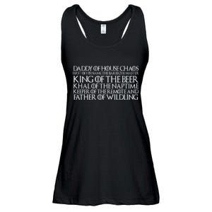 Father Of Wildling Daddy Of House Chaos Ladies Essential Flowy Tank