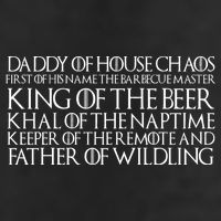 Father Of Wildling Daddy Of House Chaos Golf Towel