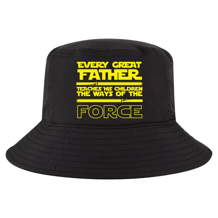  Father Teaches The Ways Of The Force Cool Comfort Performance Bucket Hat