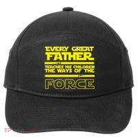  Father Teaches The Ways Of The Force 7-Panel Snapback Hat